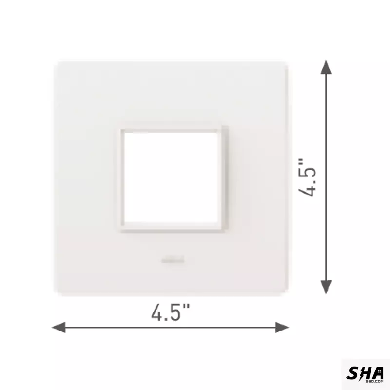 GM Modular G-Nine 2 Module (4x4) Cover Plate (White) - Sha360