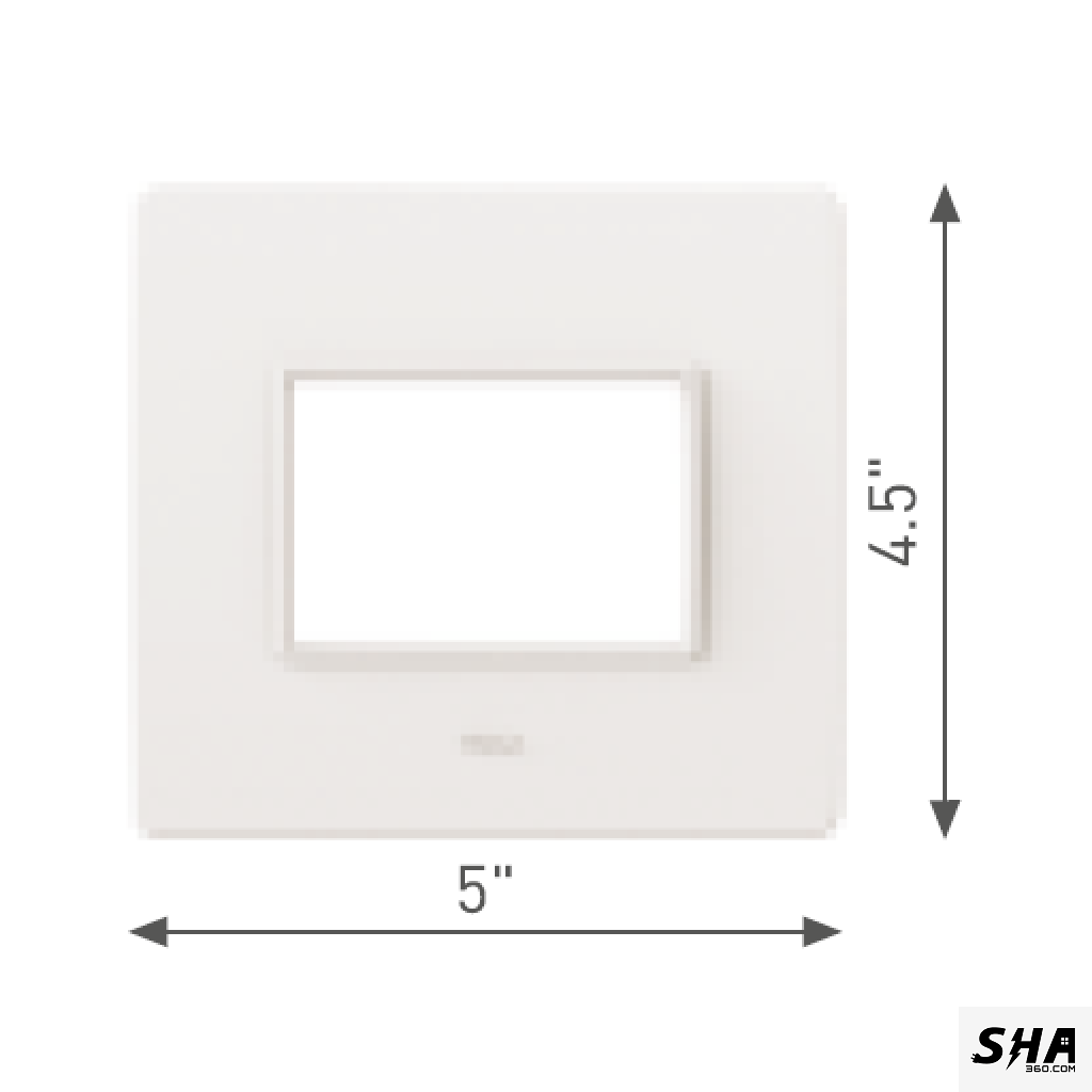 GM Modular G-Nine 3 Module (6x4) Cover Plate (White) - Sha360 GM Modular G-Nine 3 Module (6x4) Cover Plate (White) - Sha360