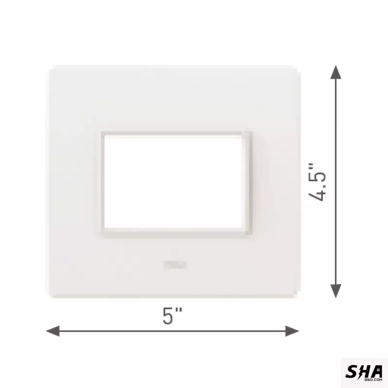 GM Modular G-Nine 3 Module (6x4) Cover Plate (White) - Sha360