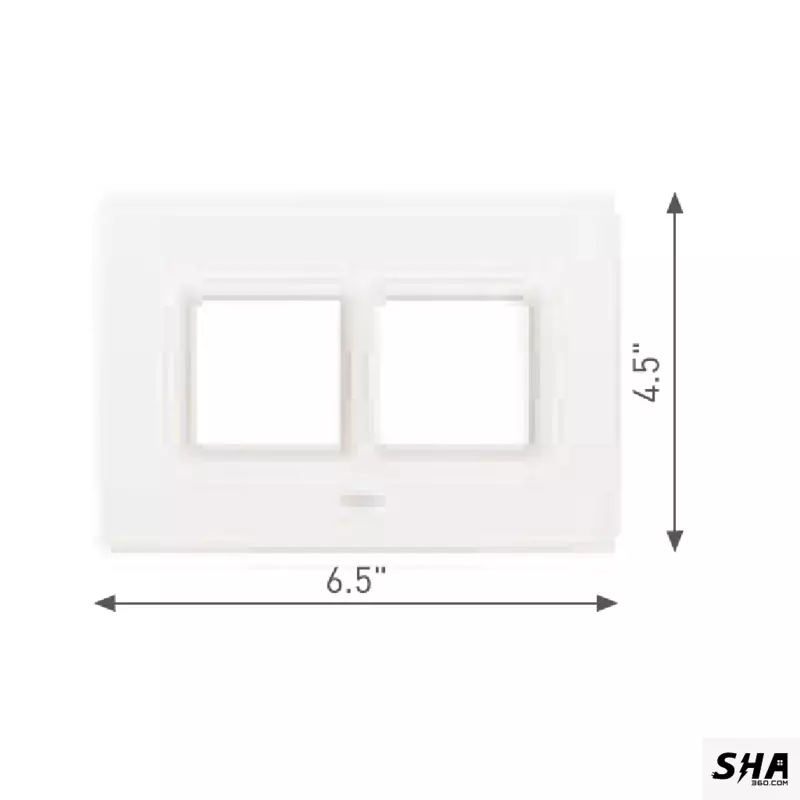 GM Modular G-Nine 4 Module (6x4) Cover Plate (White) - Sha360