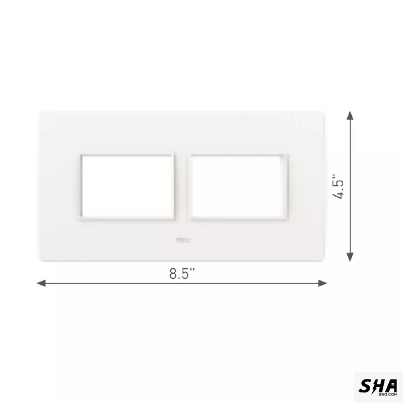 GM Modular G-Nine 6 Module (8x4) Cover Plate (White) - Sha360