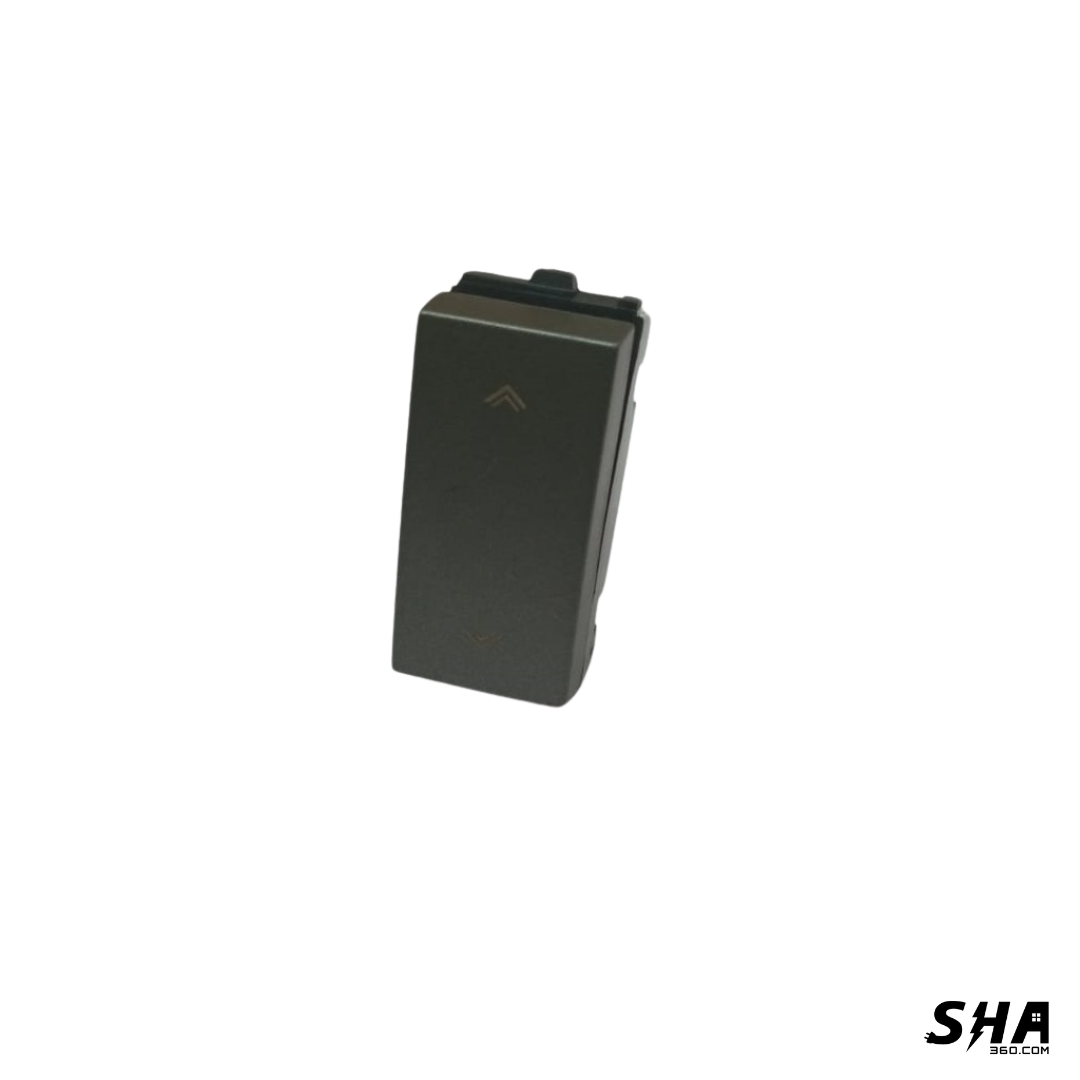 GM Modular G-Nine Viva 6A/10A 2-Way Switch (Grey-Graphite Magnesia) - Sha360