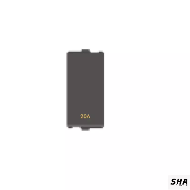GM Modular G-Nine Viva 16A/20A 1-Way Switch (Grey-Graphite Magnesia) - Sha360