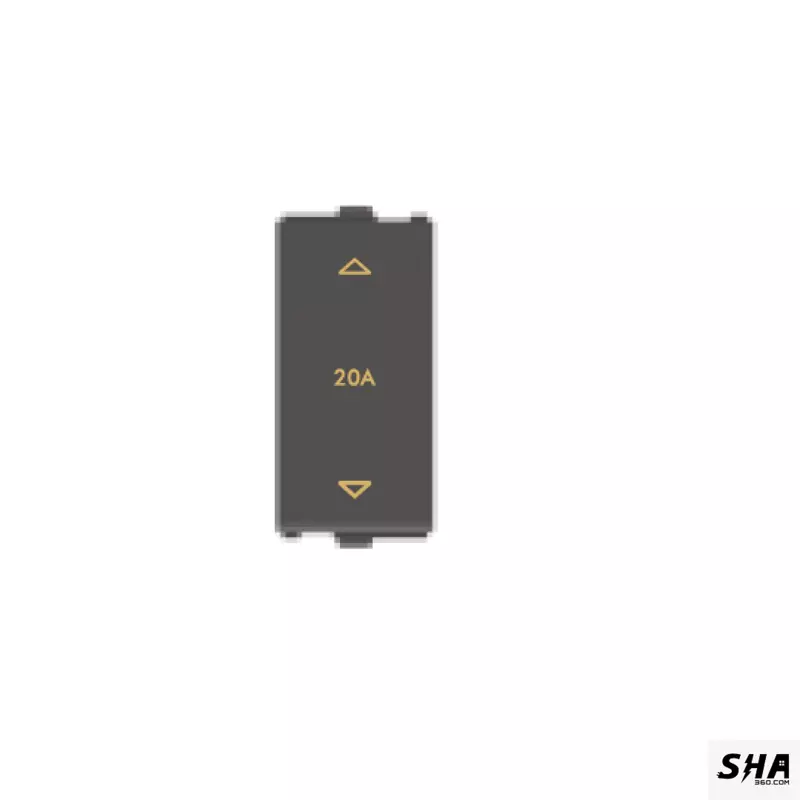 GM Modular G-Nine Viva 16A/20A 2-Way Switch (Grey-Graphite Magnesia) - Sha360