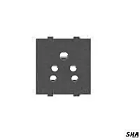 GM Modular G-Nine 6A 2/3 pin Socket (Grey-Graphite Magnesia) - Sha360