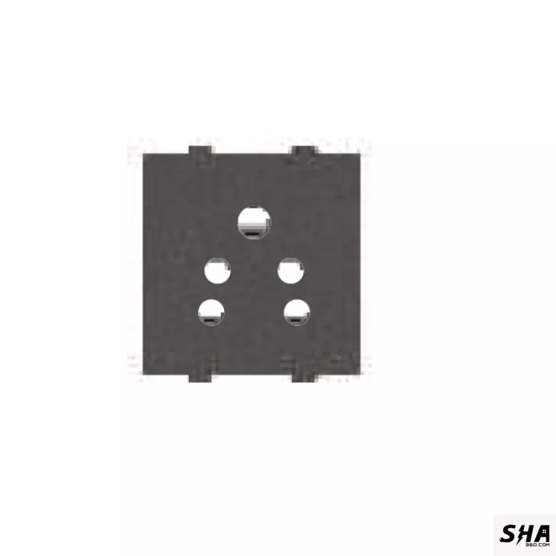 GM Modular G-Nine 6A 2/3 pin Socket (Grey-Graphite Magnesia) - Sha360