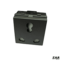 GM Modular G-Nine 16A/20A Socket (Grey-Graphite Magnesia) - Sha360