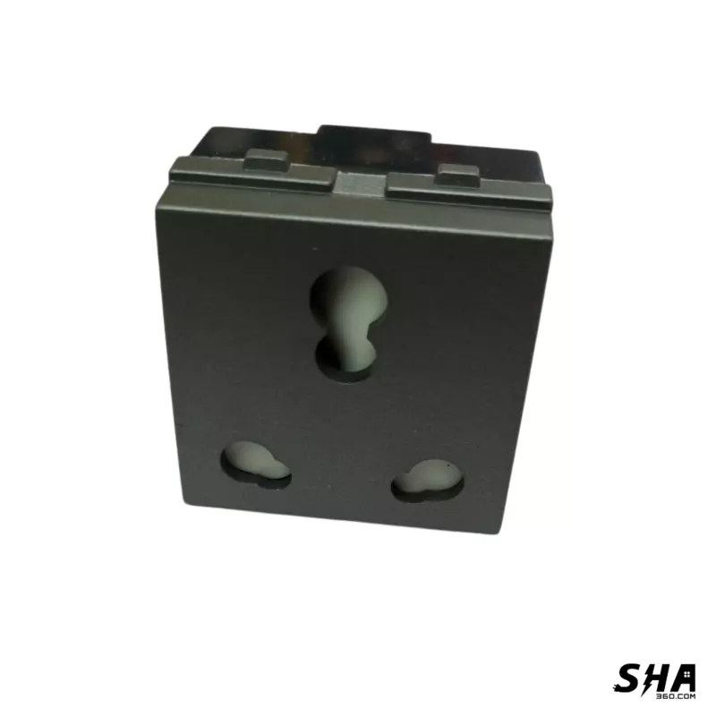 GM Modular G-Nine 16A/20A Socket (Grey-Graphite Magnesia) - Sha360