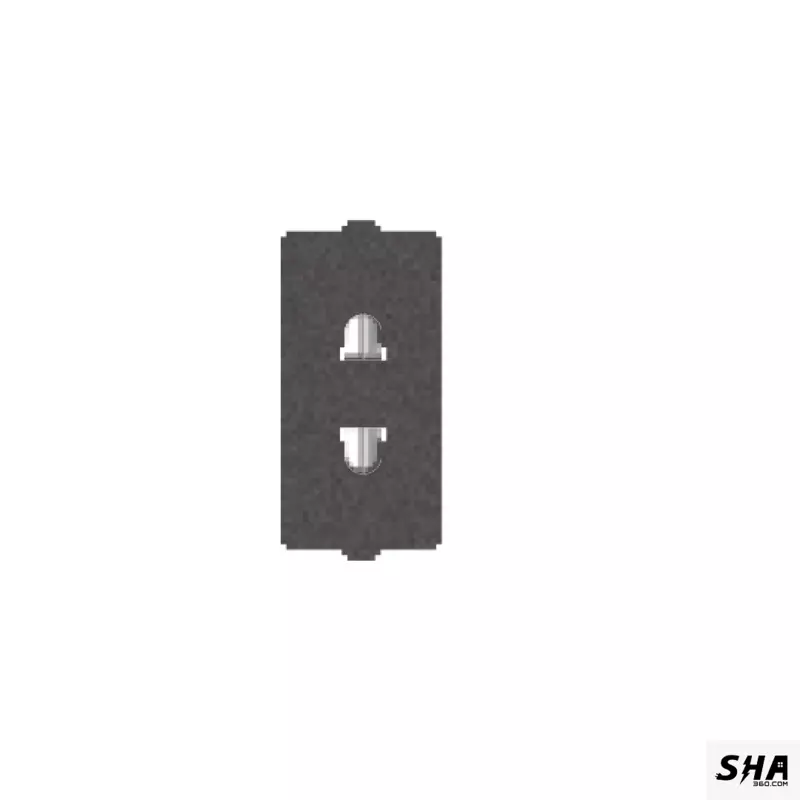 GM Modular G-Nine 6A 2 pin Socket (Grey-Graphite Magnesia) - Sha360