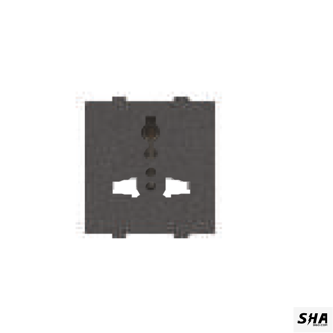 GM Modular G-Nine 13A International Socket (Grey-Graphite Magnesia) - Sha360 GM Modular G-Nine 13A International Socket (Grey-Graphite Magnesia) - Sha360