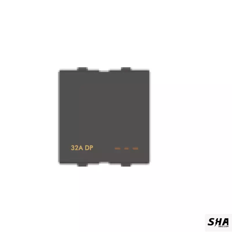 GM Modular G-Nine Viva 32A DP Switch 2 Module (Grey-Graphite Magnesia) - Sha360
