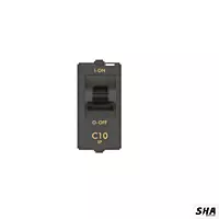 GM Modular G-Nine MCB 10A Modular 1M (Grey-Graphite Magnesia) - Sha360