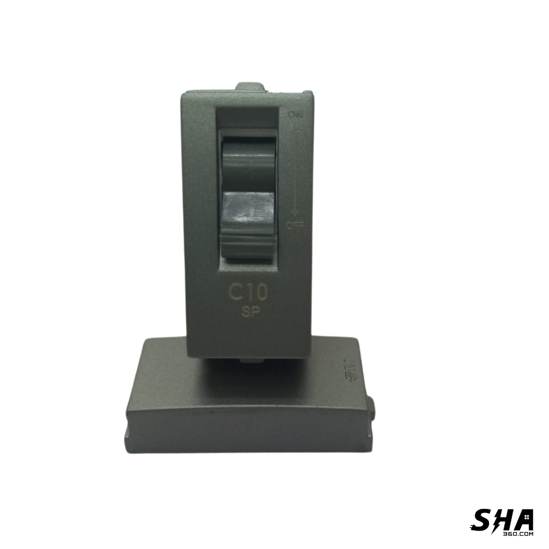GM Modular G-Nine MCB 10A Modular 1M (Grey-Graphite Magnesia) - Sha360