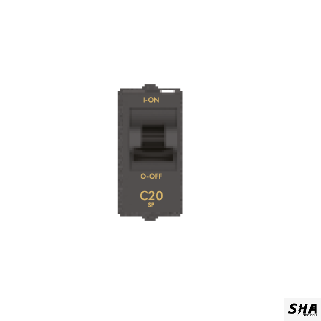 GM Modular G-Nine MCB 20A Modular 1M (Grey-Graphite Magnesia) - Sha360