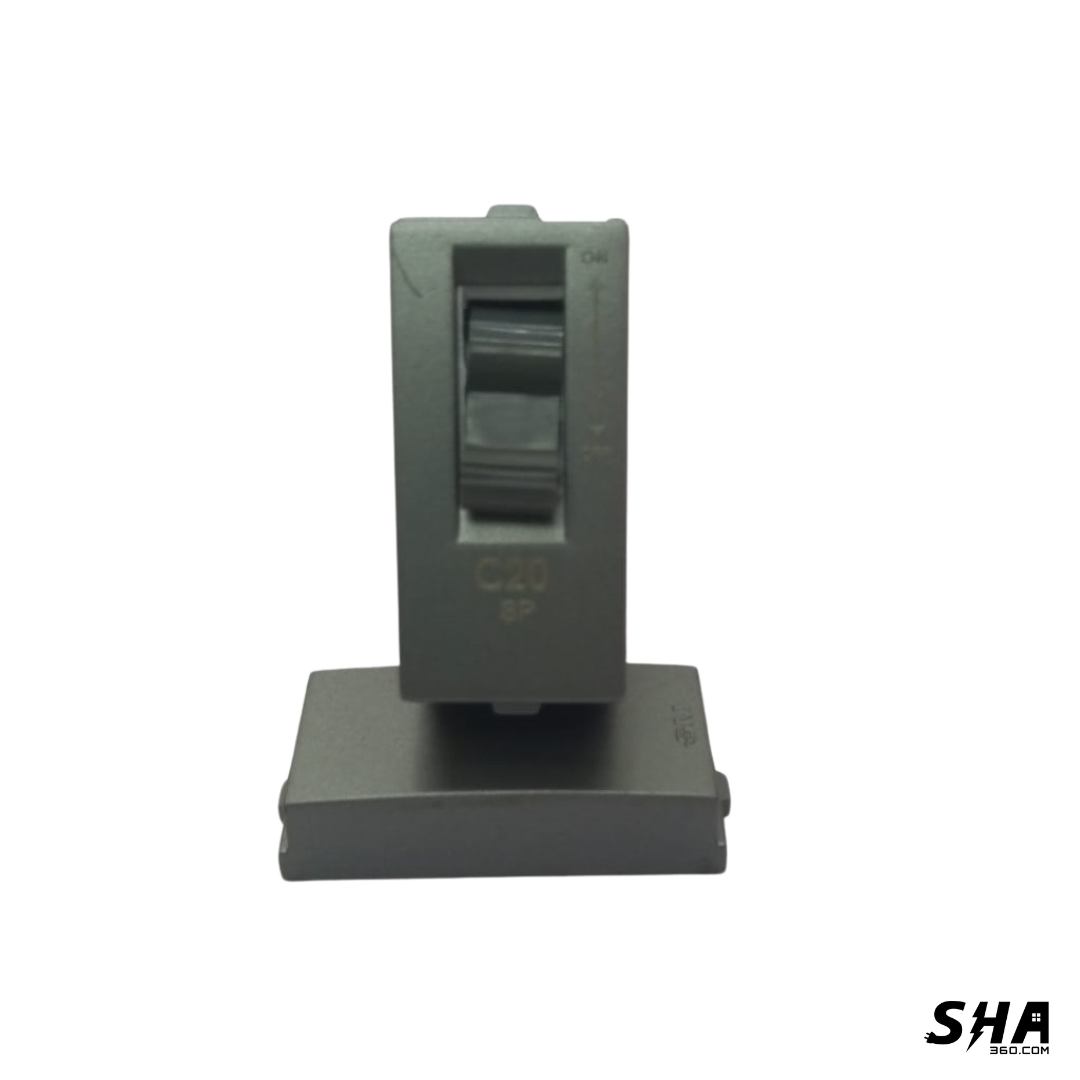GM Modular G-Nine MCB 20A Modular 1M (Grey-Graphite Magnesia) - Sha360