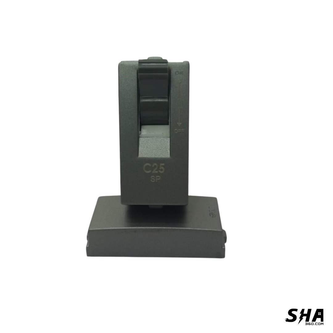 GM Modular G-Nine MCB 25A Modular 1M (Grey-Graphite Magnesia) - Sha360