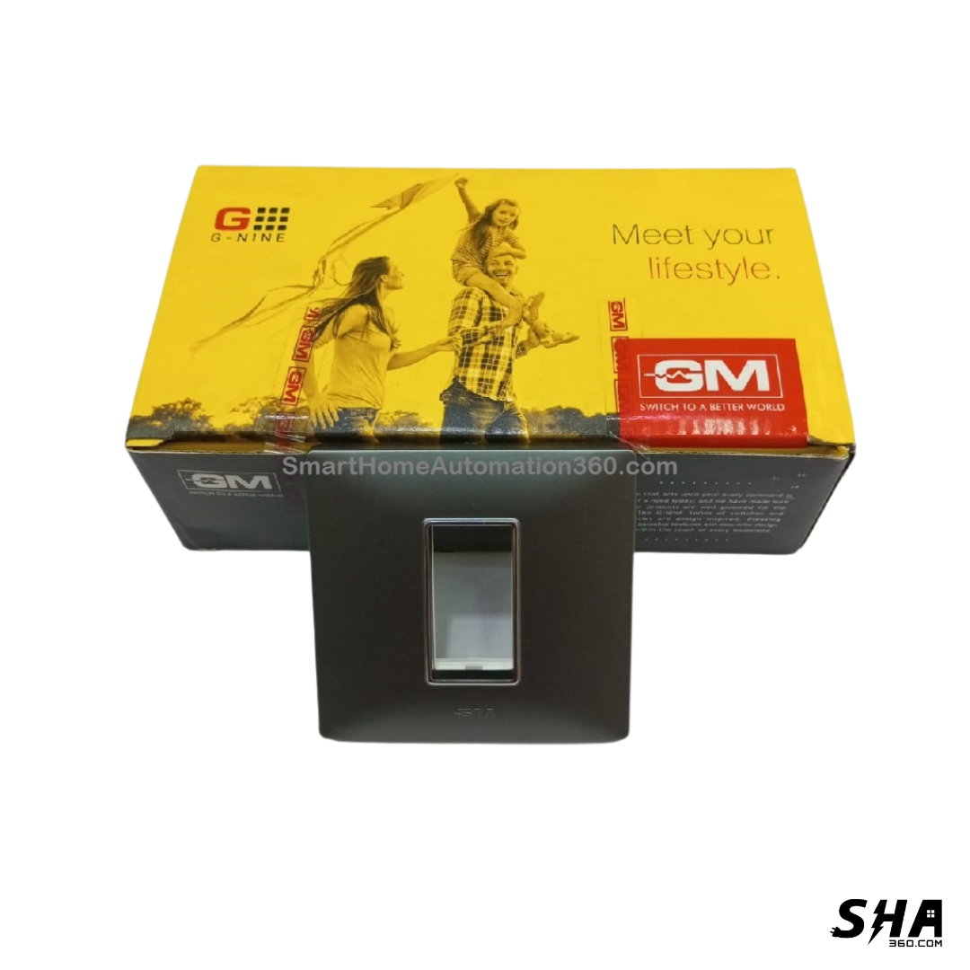 GM Modular G-Nine 1 Module Cover Plate X-Pulse (Grey-Graphite Magnesia) - Sha360 GM Modular G-Nine 1 Module Cover Plate X-Pulse (Grey-Graphite Magnesia) - Sha360