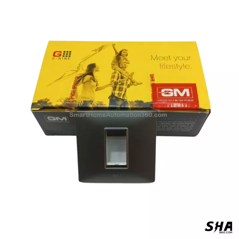 GM Modular G-Nine 1 Module Cover Plate X-Pulse (Grey-Graphite Magnesia) - Sha360
