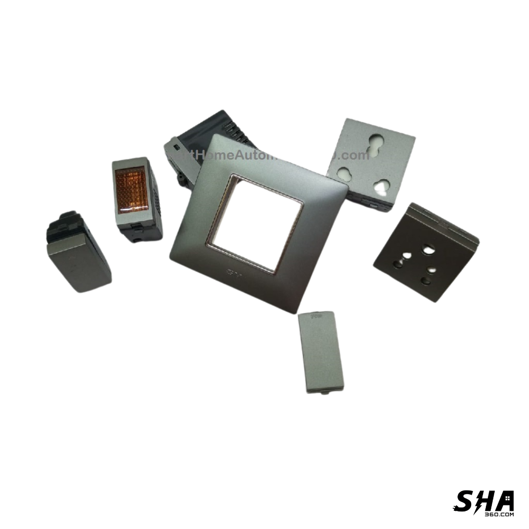 GM Modular G-Nine 2 Module Cover Plate X-Pulse (Grey-Graphite Magnesia) - Sha360