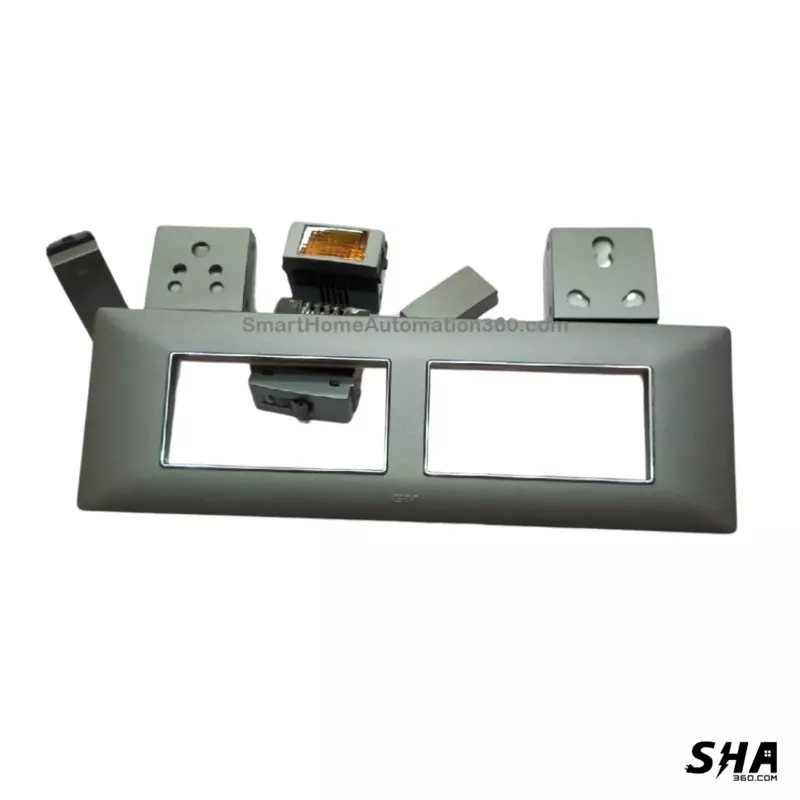 GM Modular G-Nine 8 Module Cover Plate X-Pulse (Grey-Graphite Magnesia) - Sha360