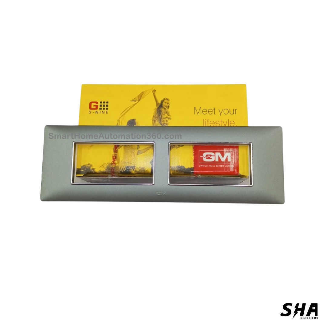 GM Modular G-Nine 8 Module Cover Plate X-Pulse (Grey-Graphite Magnesia) - Sha360