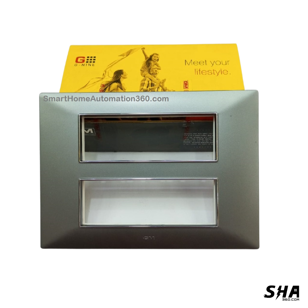 GM Modular G-Nine 12 Module Cover Plate X-Pulse (Grey-Graphite Magnesia) - Sha360 GM Modular G-Nine 12 Module Cover Plate X-Pulse (Grey-Graphite Magnesia) - Sha360