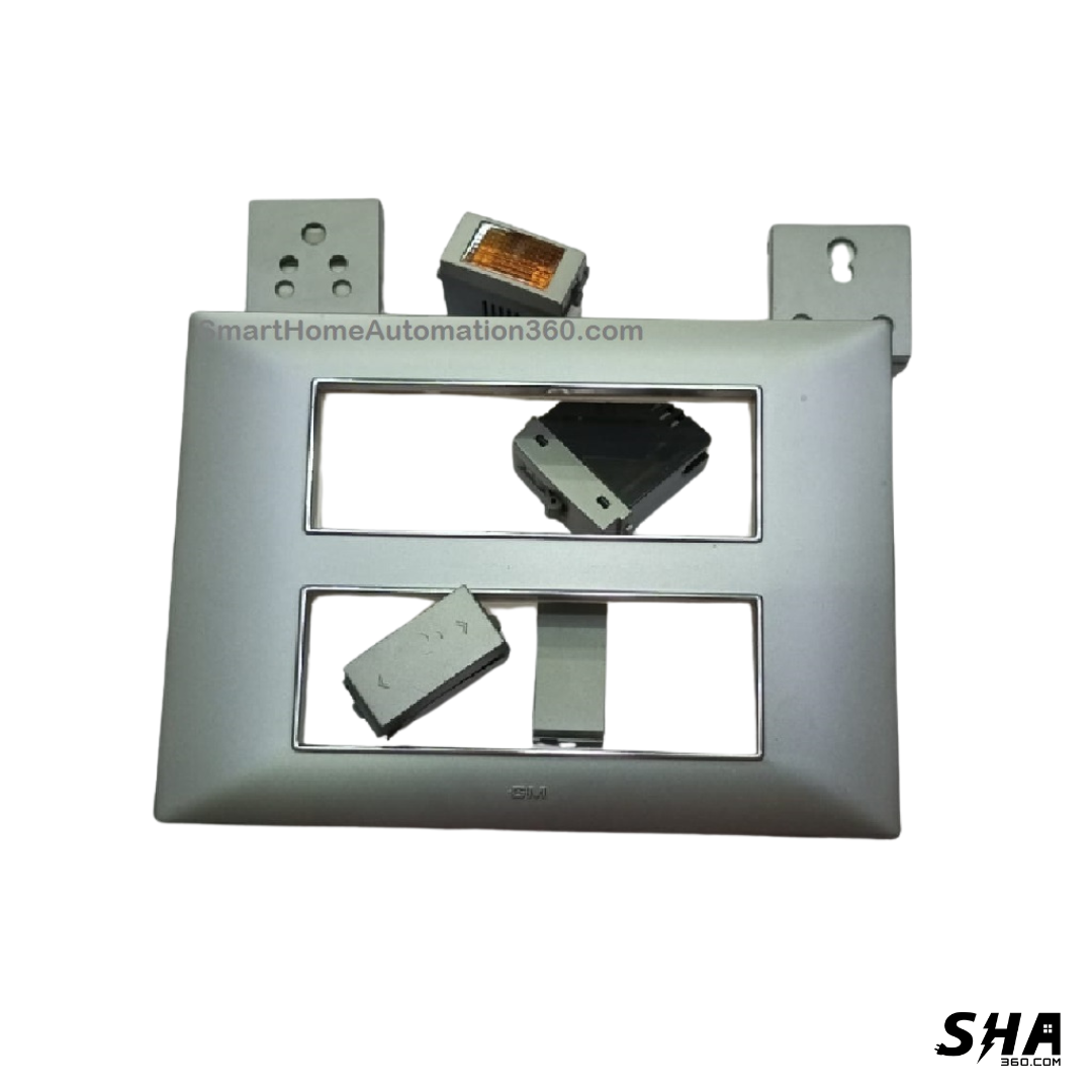 GM Modular G-Nine 12 Module Cover Plate X-Pulse (Grey-Graphite Magnesia) - Sha360