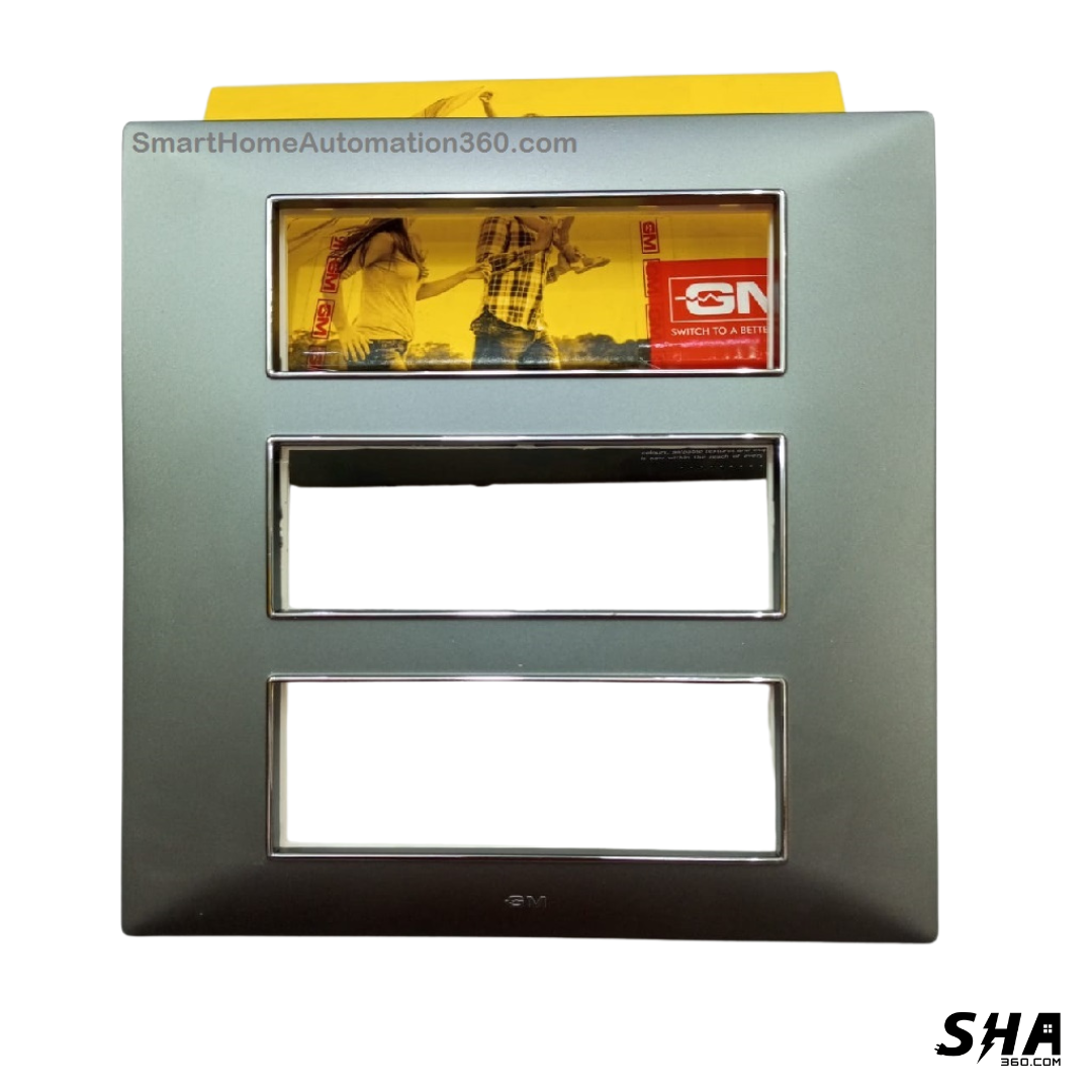 GM Modular G-Nine 18 Module Cover Plate X-Pulse (Grey-Graphite Magnesia) - Sha360