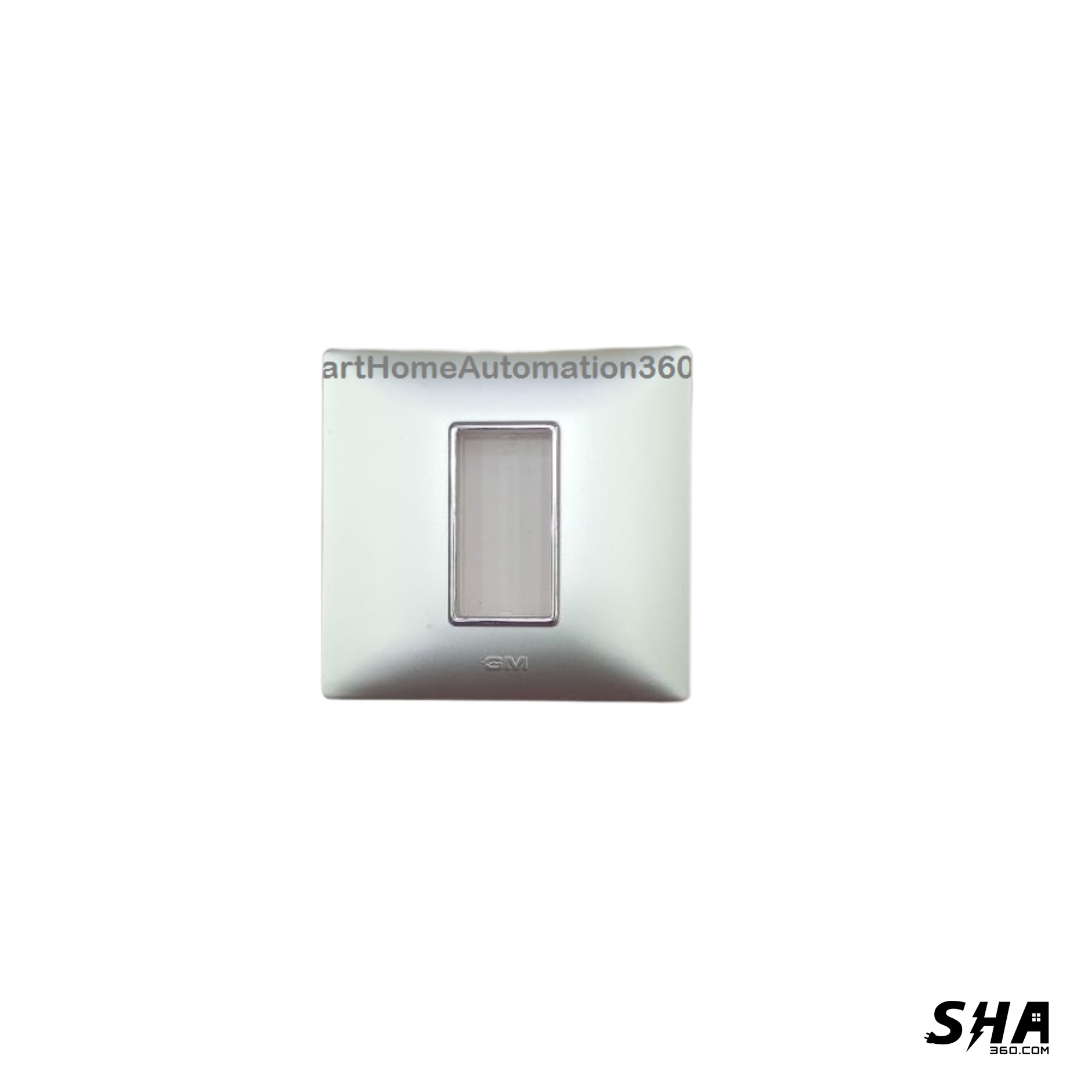 GM Modular G-Nine 1 Module Cover Plate X-Pulse (Silver) - Sha360