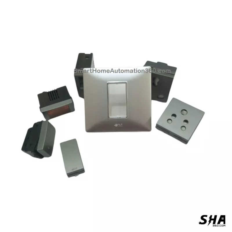 GM Modular G-Nine 1 Module Cover Plate X-Pulse (Silver) - Sha360