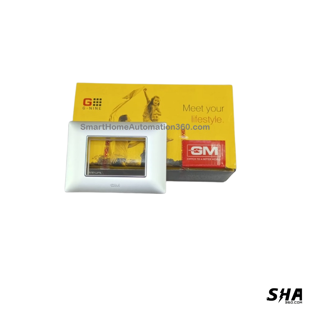 GM Modular G-Nine 3 Module Cover Plate X-Pulse (Silver) - Sha360