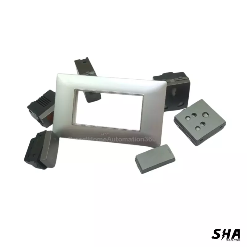 GM Modular G-Nine 4 Module Cover Plate X-Pulse (Silver) - Sha360