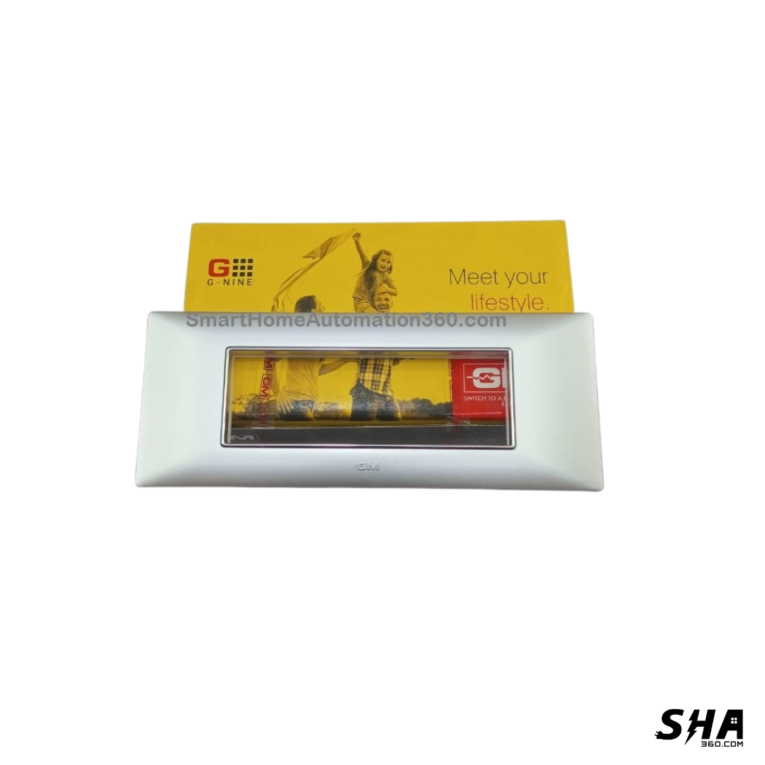 GM Modular G-Nine 6 Module Cover Plate X-Pulse (Silver) - Sha360 GM Modular G-Nine 6 Module Cover Plate X-Pulse (Silver) - Sha360