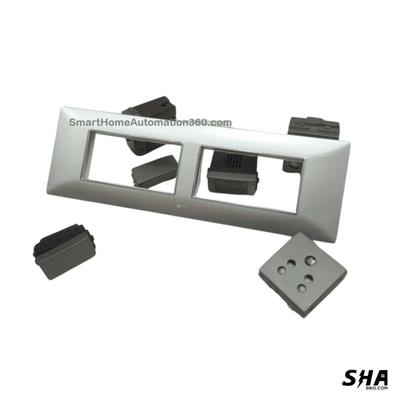 GM Modular G-Nine 8 Module Cover Plate X-Pulse (Silver) - Sha360