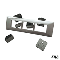 GM Modular G-Nine 9 Module Cover Plate X-Pulse (Silver) - Sha360