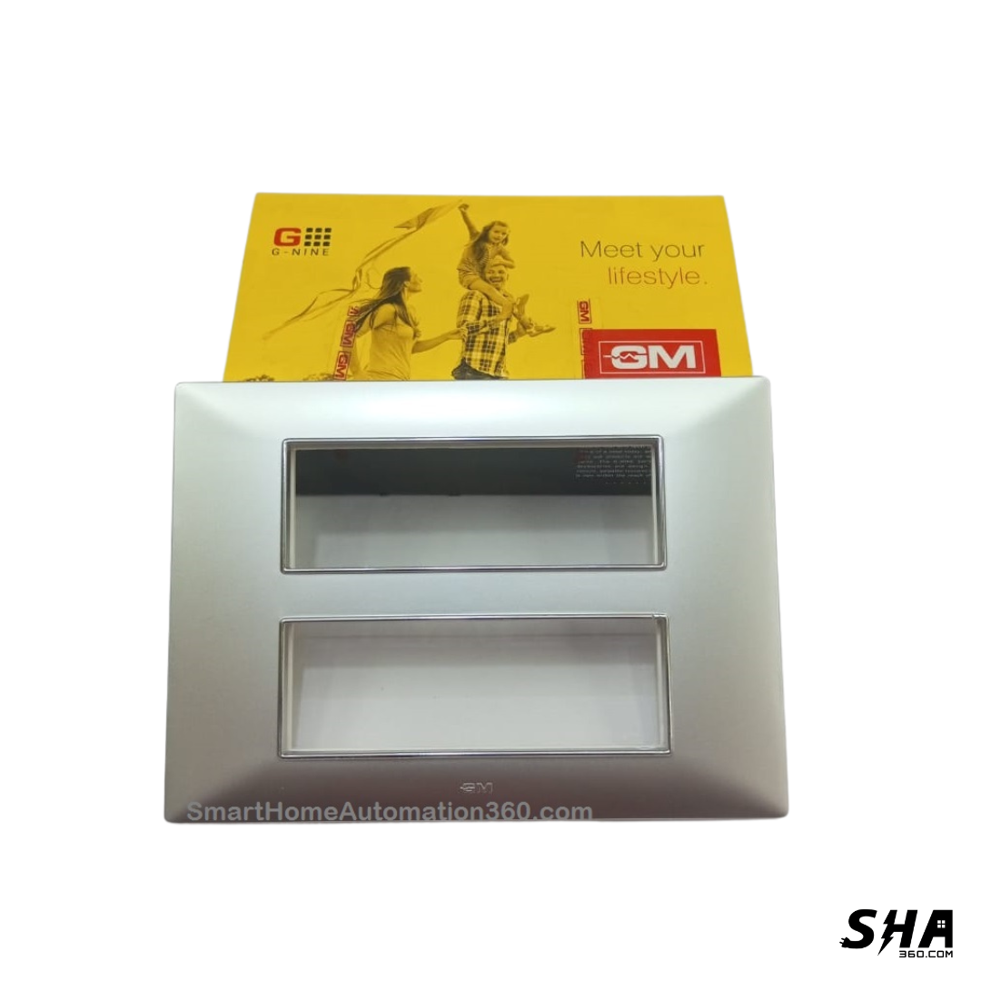 GM Modular G-Nine 16 Module Cover Plate X-Pulse (Silver) - Sha360 GM Modular G-Nine 16 Module Cover Plate X-Pulse (Silver) - Sha360