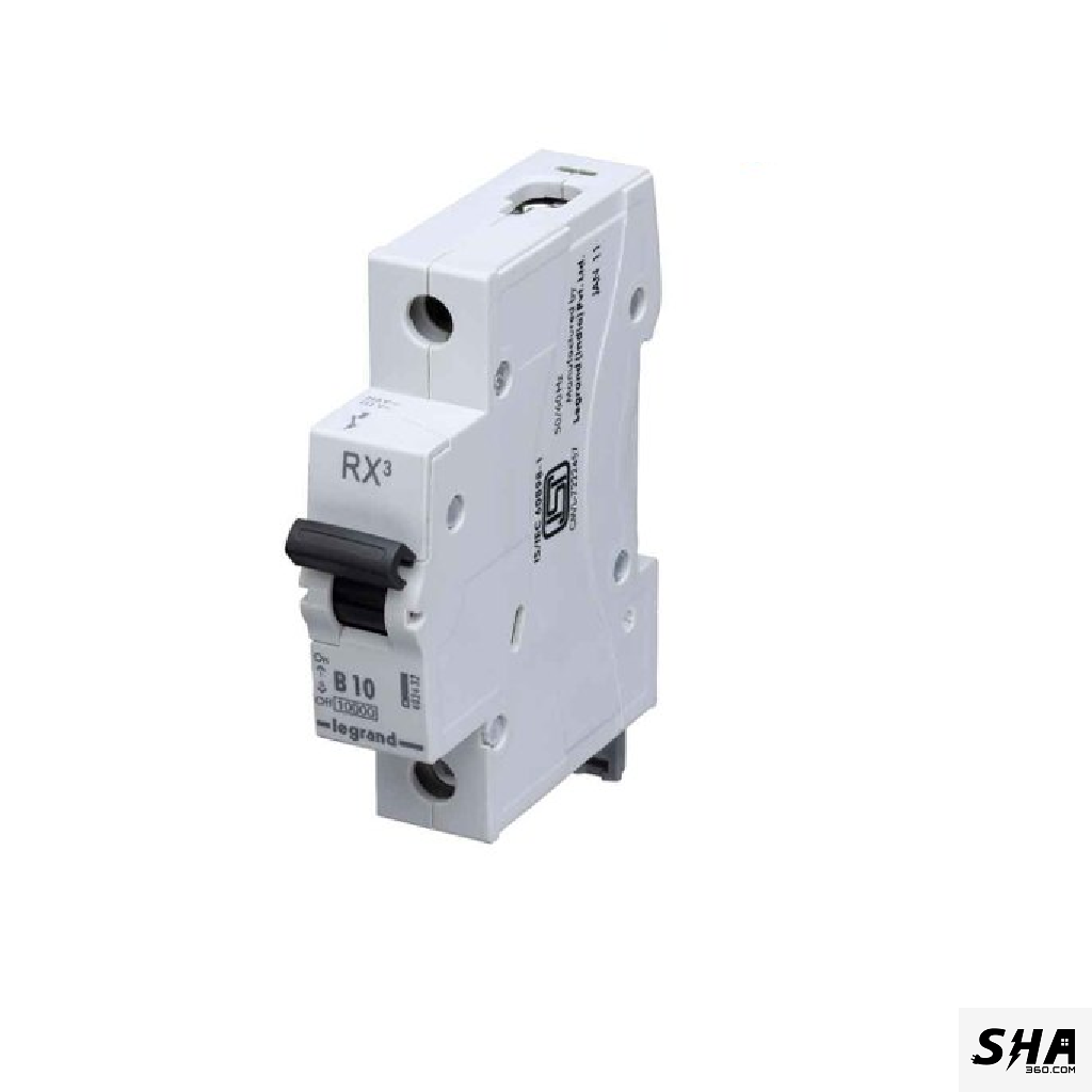 Legrand MCB 10A Single Pole (1-Pole) 10kA B Curve Rx3 (402432) - Sha360 Legrand MCB 10A Single Pole (1-Pole) 10kA B Curve Rx3 (402432) - Sha360