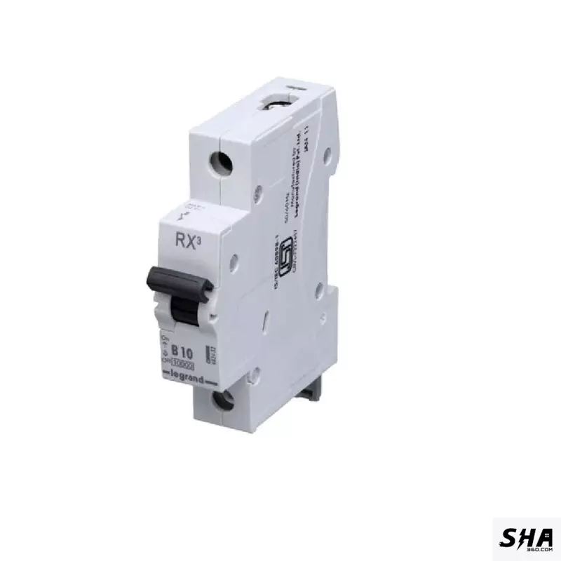 Legrand MCB 10A Single Pole (1-Pole) 10kA B Curve Rx3 (402432) - Sha360