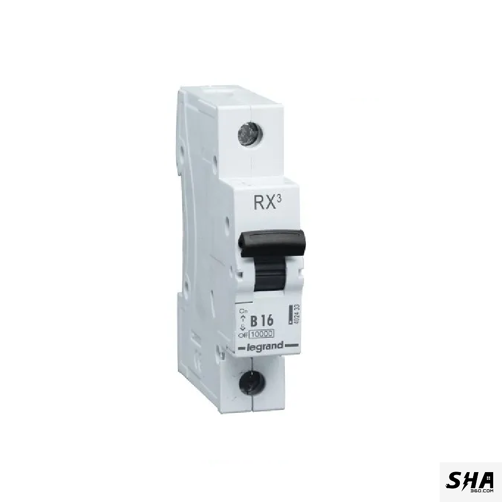 Legrand MCB 16A Single Pole (1-Pole) 10kA B Curve Rx3 (402433) - Sha360 Legrand MCB 16A Single Pole (1-Pole) 10kA B Curve Rx3 (402433) - Sha360