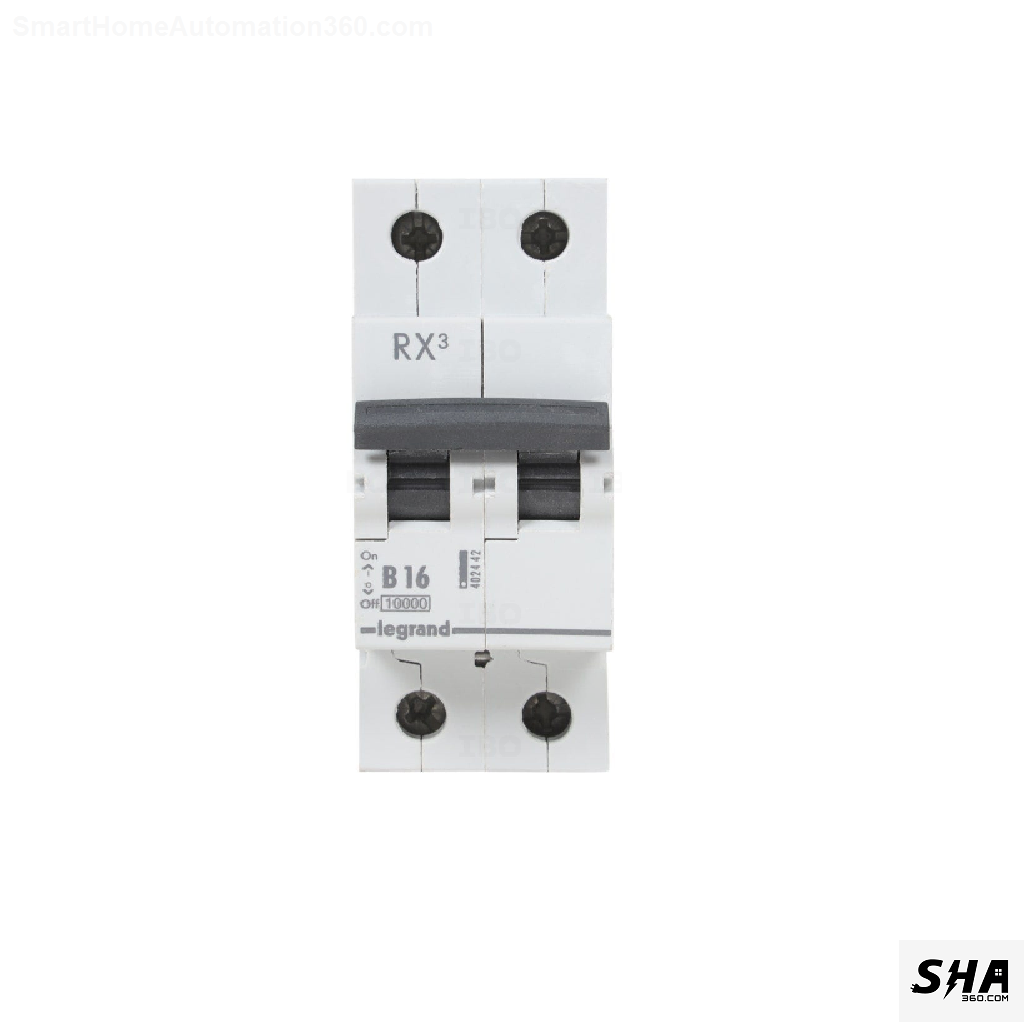 Legrand MCB 16A Double Pole (2-Pole) 10kA B Curve Rx3 (4024 42) - Sha360 Legrand MCB 16A Double Pole (2-Pole) 10kA B Curve Rx3 (4024 42) - Sha360