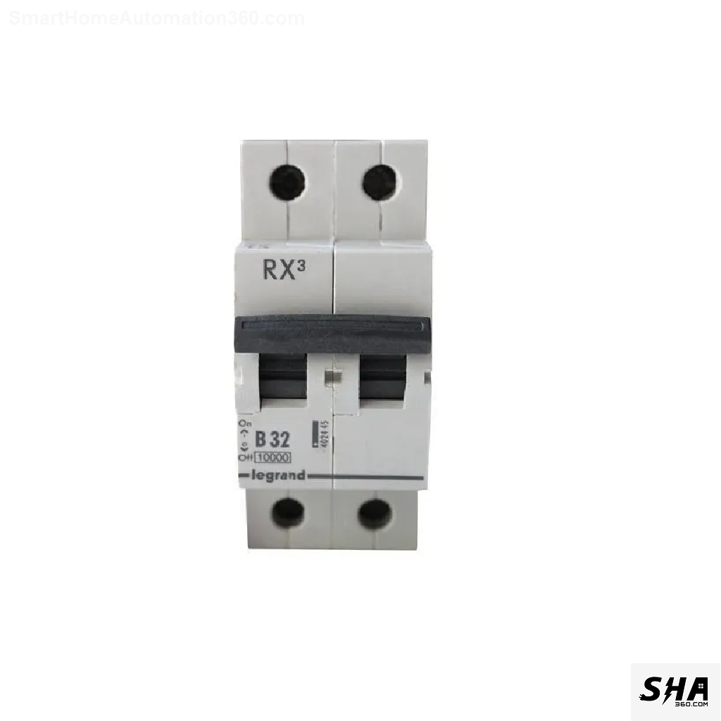 Legrand MCB 32A Double Pole (2-Pole) 10kA B Curve Rx3 (4024 48) - Sha360 Legrand MCB 32A Double Pole (2-Pole) 10kA B Curve Rx3 (4024 48) - Sha360