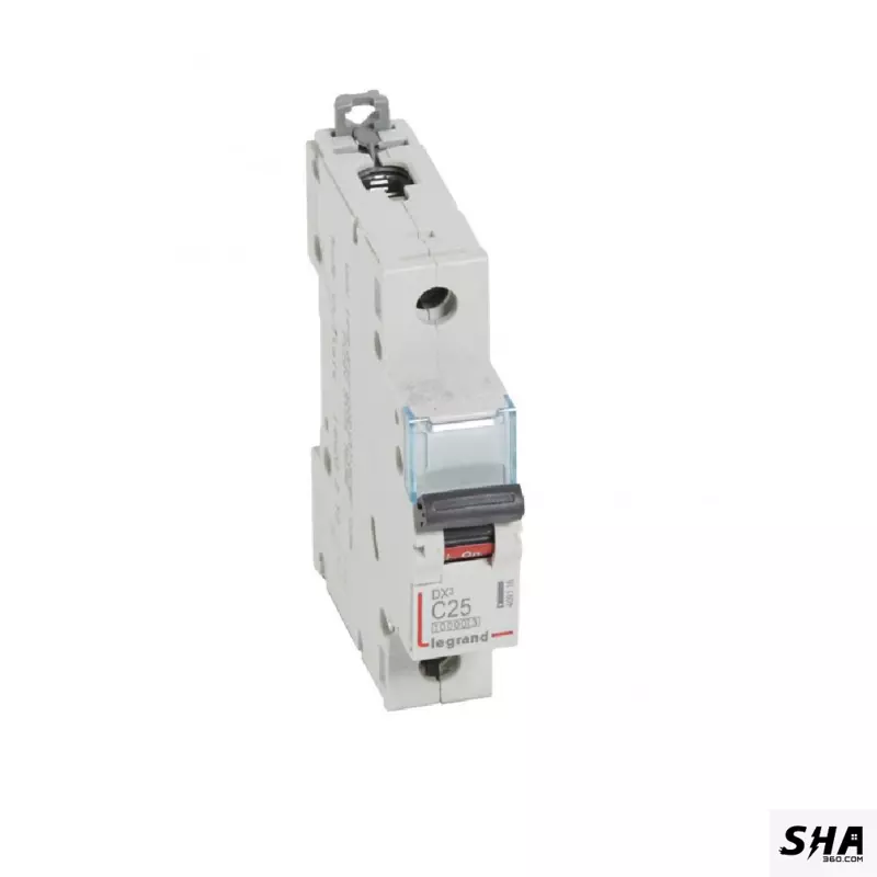 Legrand MCB 25A Single Pole (1-Pole) 10kA C Curve Dx3 (4085 94) - Sha360