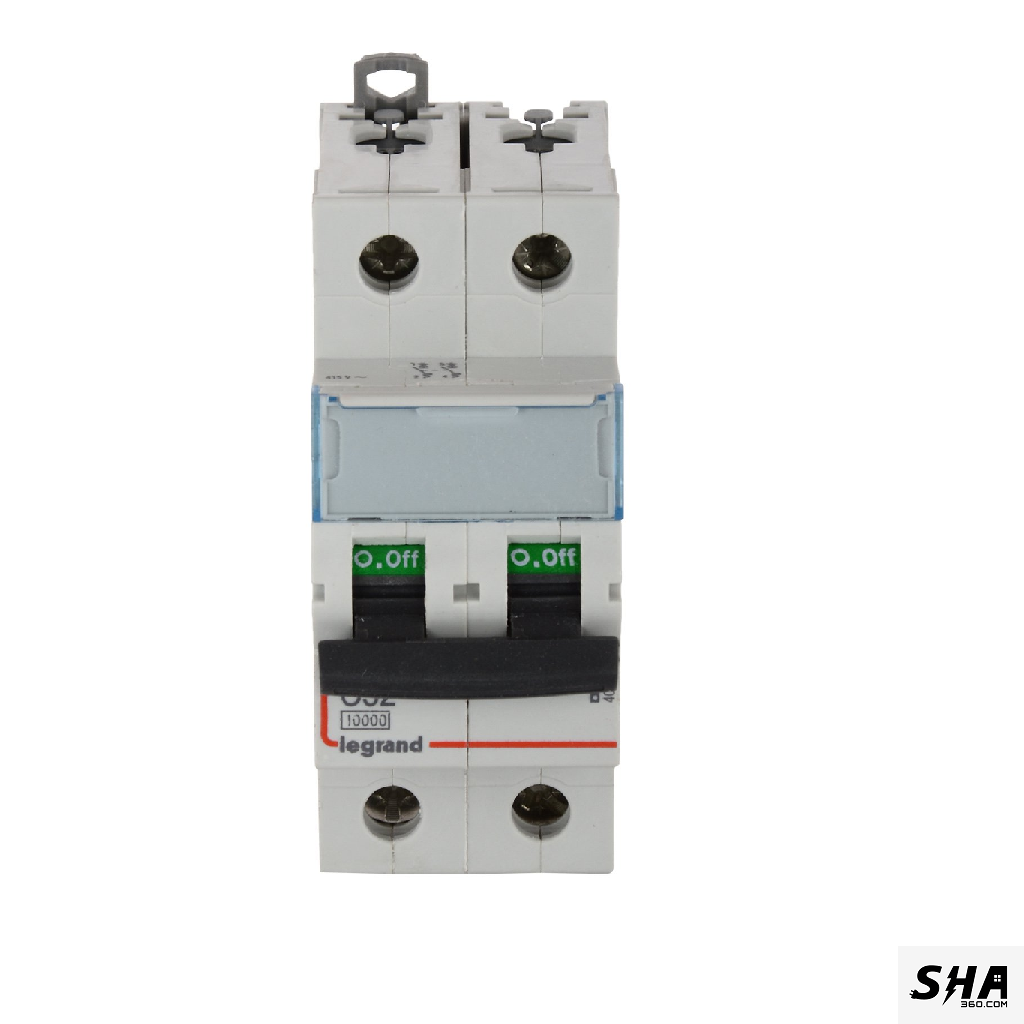 Legrand MCB 32A Double Pole (2-Pole) 10kA C Curve Dx3 (4086 36) - Sha360 Legrand MCB 32A Double Pole (2-Pole) 10kA C Curve Dx3 (4086 36) - Sha360