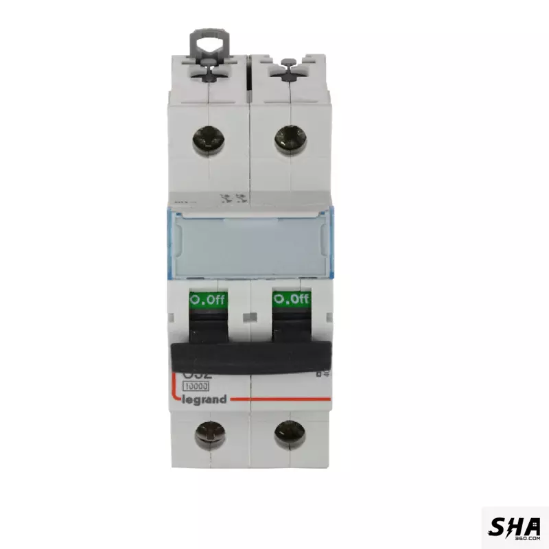 Legrand MCB 32A Double Pole (2-Pole) 10kA C Curve Dx3 (4086 36) - Sha360