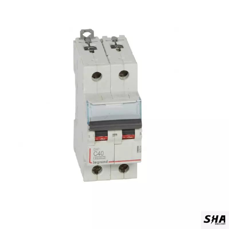 Legrand MCB 40A Double Pole (2-Pole) 10kA C Curve Dx3 (4086 37) - Sha360