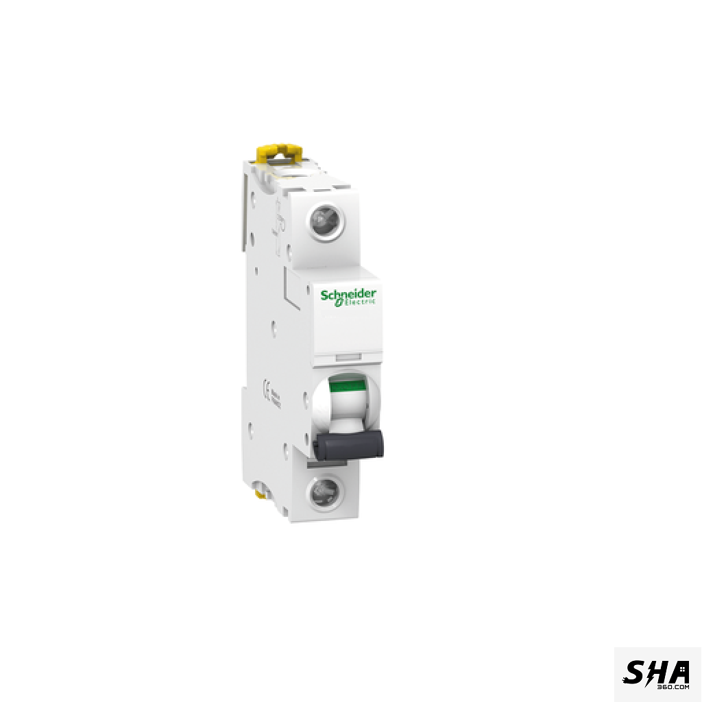Schneider Electric MCB 20A Single Pole (1-Pole) 10kA C Curve (A9N1P20C) - Sha360 Schneider Electric MCB 20A Single Pole (1-Pole) 10kA C Curve (A9N1P20C) - Sha360