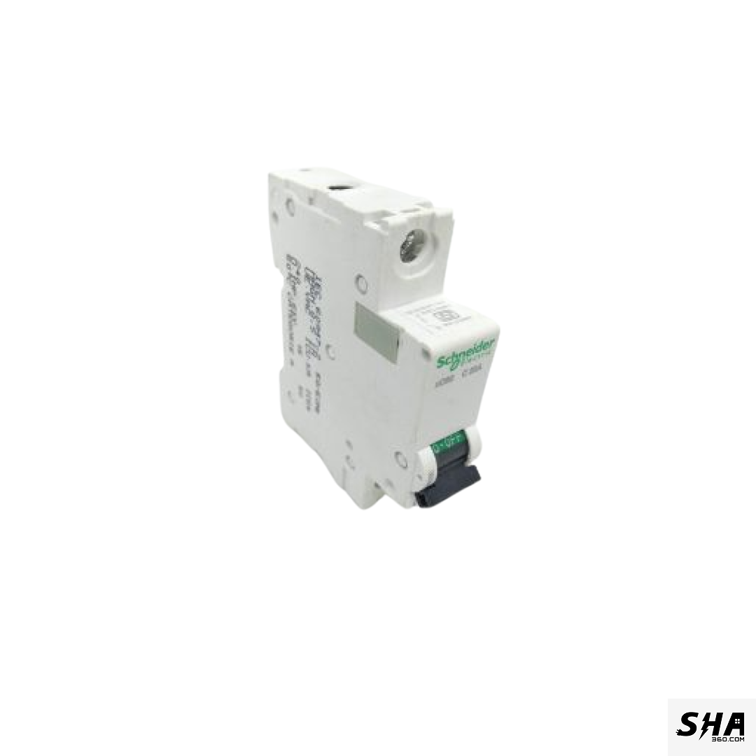 Schneider Electric MCB 20A Single Pole (1-Pole) 10kA C Curve (A9N1P20C) - Sha360