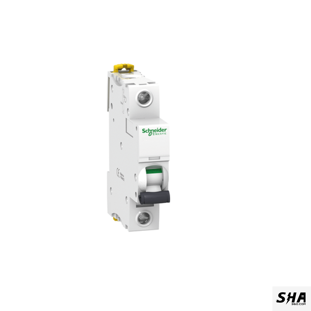 Schneider Electric MCB 25A Single Pole (1-Pole) 10kA C Curve (A9N1P25C) - Sha360 Schneider Electric MCB 25A Single Pole (1-Pole) 10kA C Curve (A9N1P25C) - Sha360