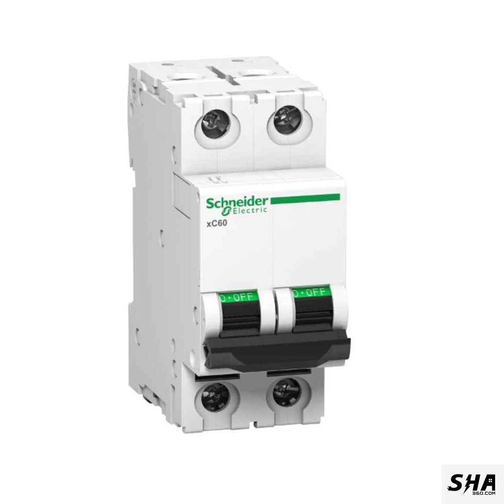 Schneider Electric MCB 40A Double Pole (2-Pole) 10kA C Curve (A9N2P40C) - Sha360 Schneider Electric MCB 40A Double Pole (2-Pole) 10kA C Curve (A9N2P40C) - Sha360
