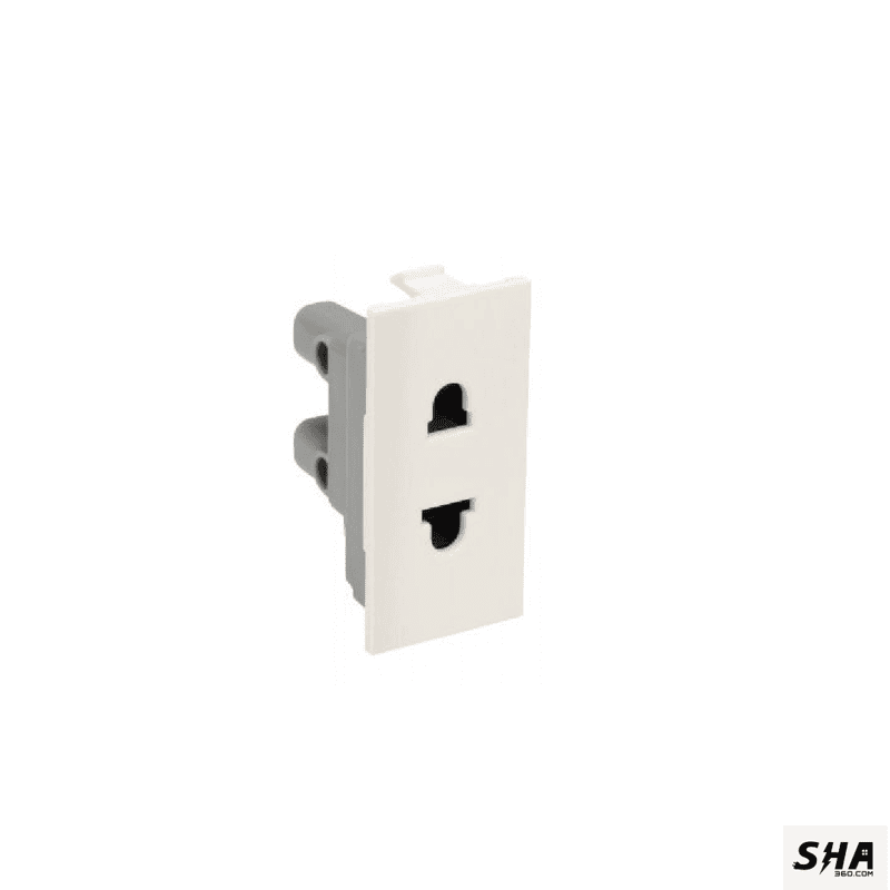 Legrand Britzy 6A Euro 2 pin Socket 1M (White) - 6734 53 - Sha360 Legrand Britzy 6A Euro 2 pin Socket 1M (White) - 6734 53 - Sha360
